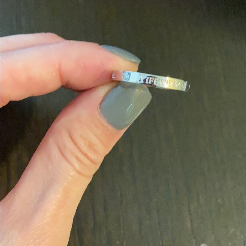 Sterling silver tiffany band